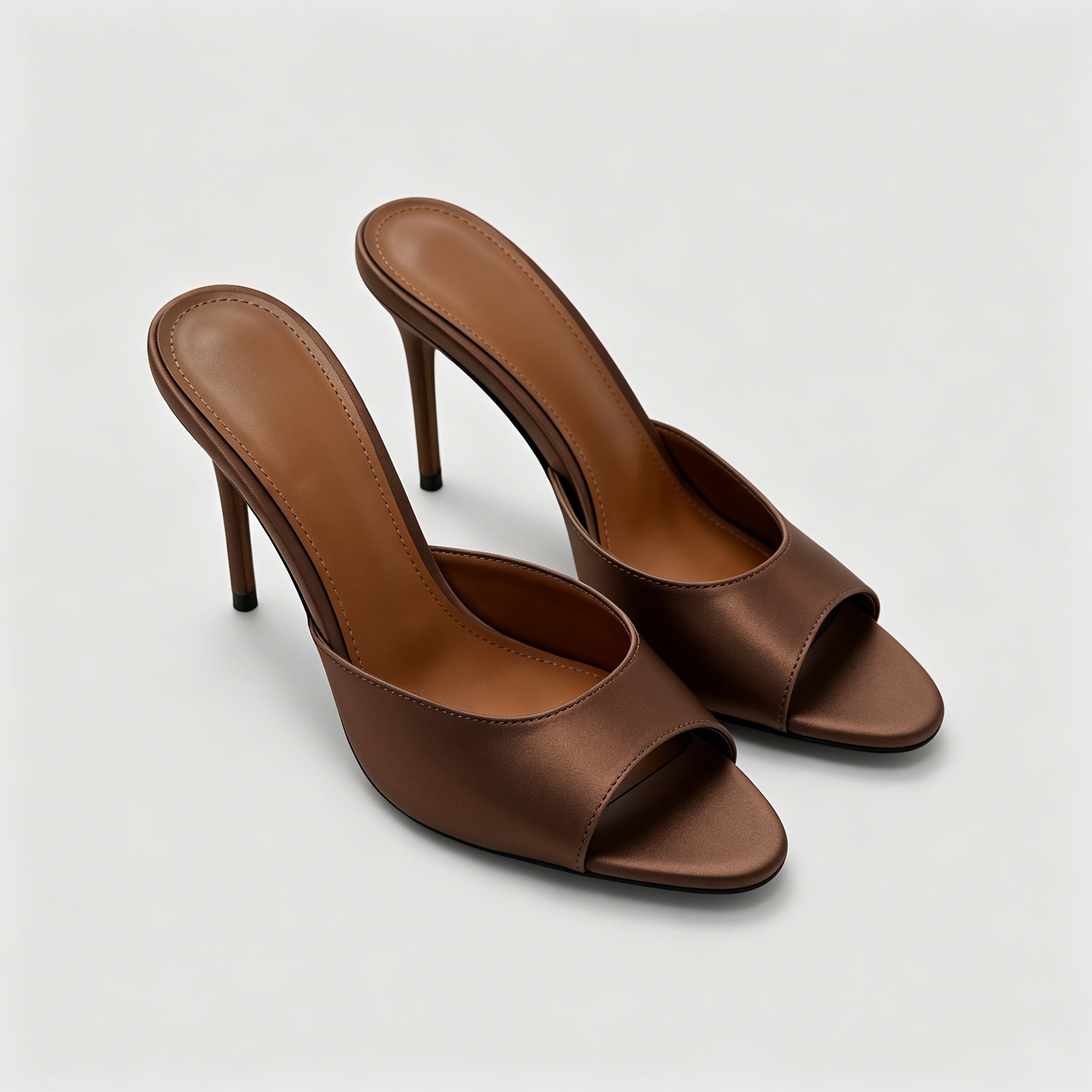 Selene Minimalist Stiletto Mule Heels