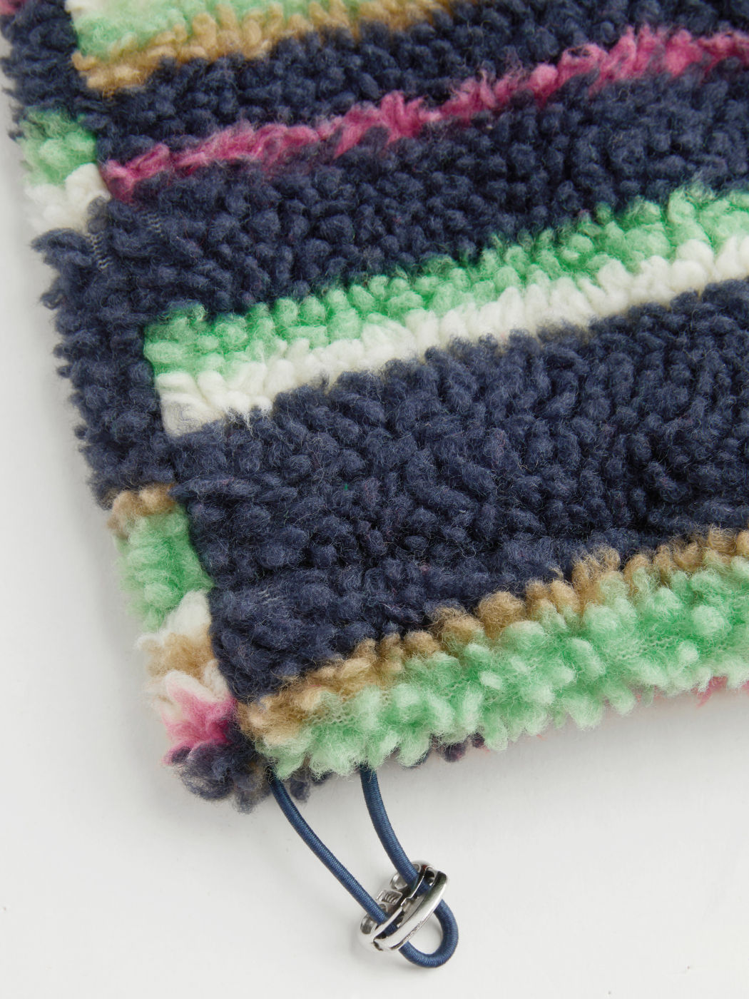 Rainbow Stripe Fleece Pullover – Retro Boho Warmth