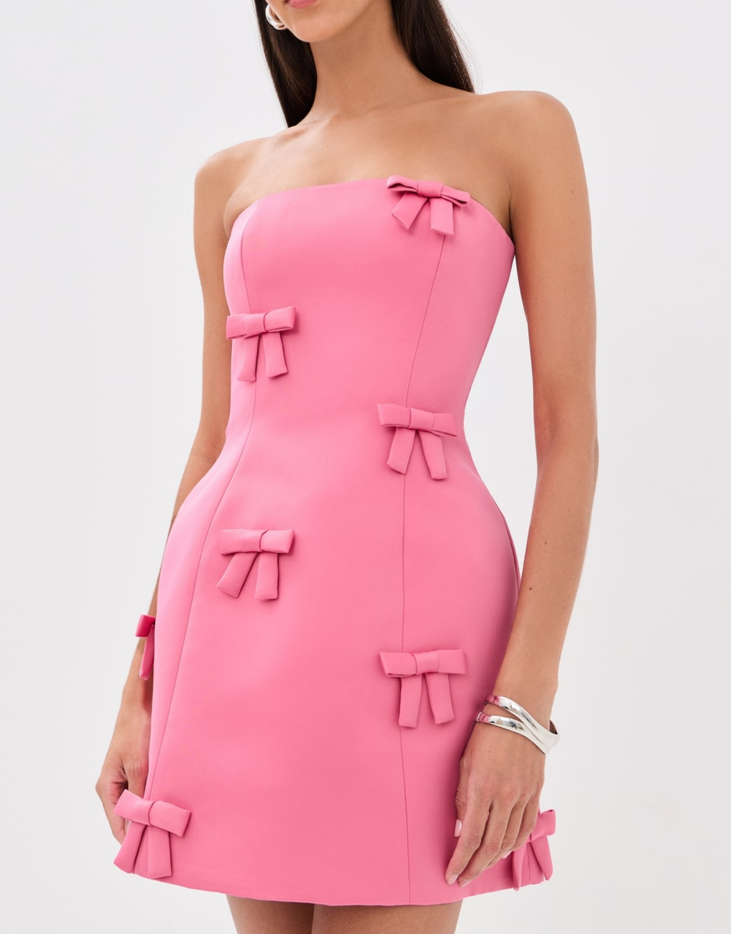 Roselle Bow Mini Dress