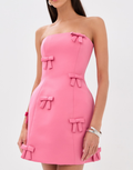 Roselle Bow Mini Dress