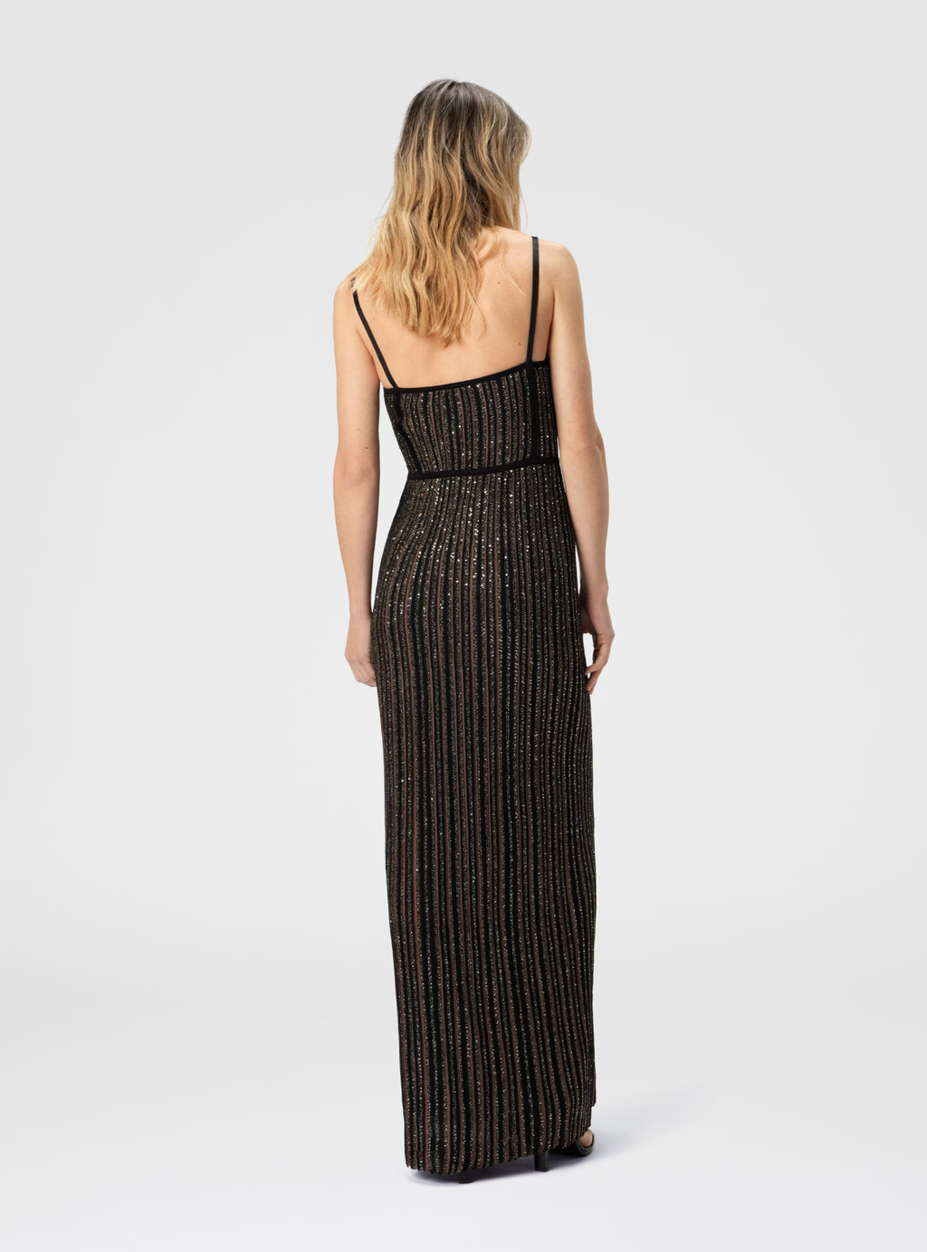 Sexy Sparkly Cami Evening Knit Dress