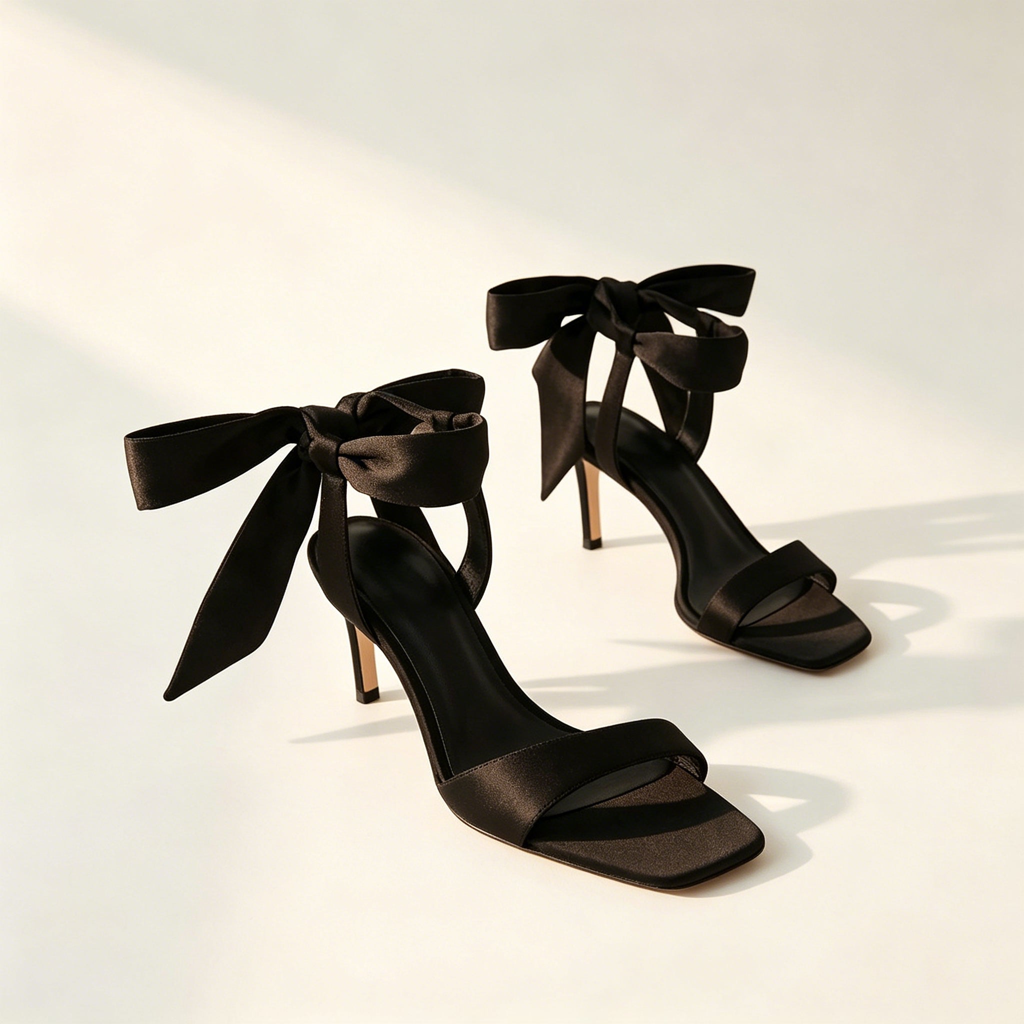 Chic Women’s Heels – Ankle Tie Strappy Evening Shoes