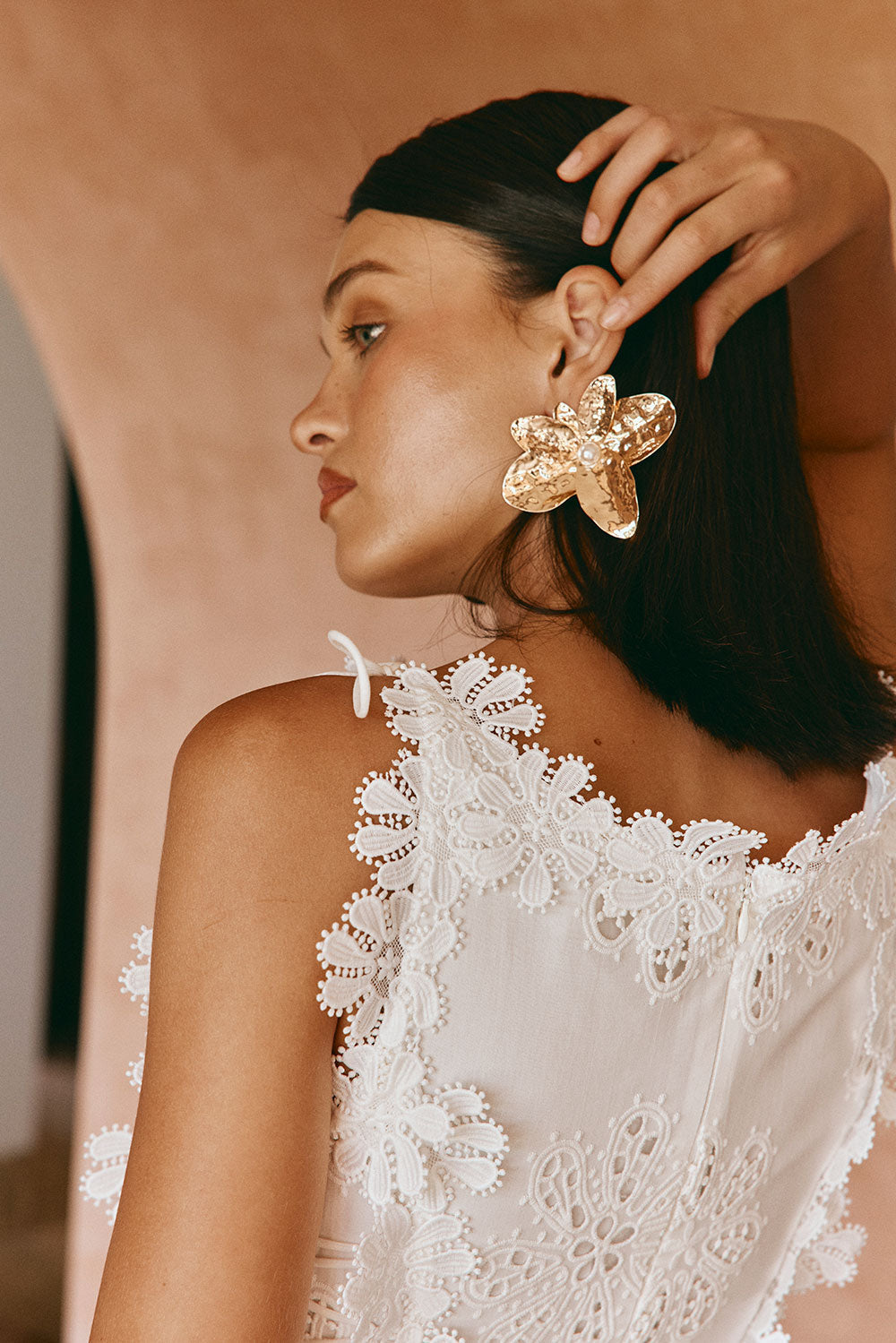 Floral Lace Maxi Dress