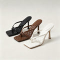 Women’s Cross Strap High Heels – Stylish Party & Office Shoes