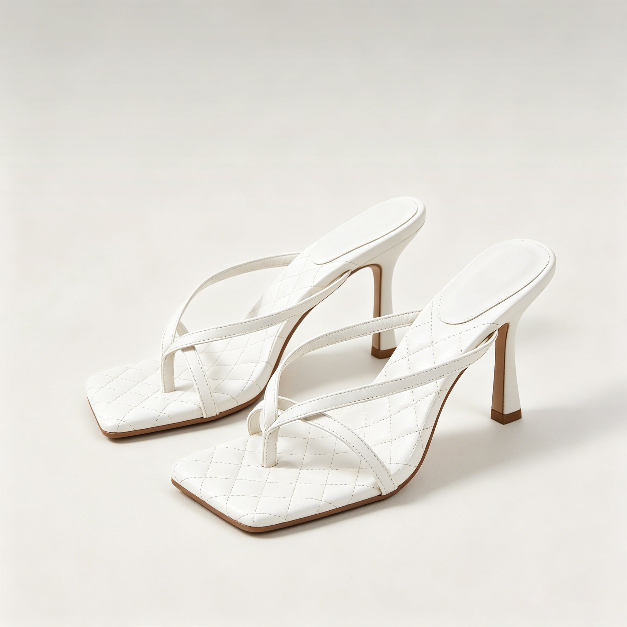 Women’s Cross Strap High Heels – Stylish Party & Office Shoes