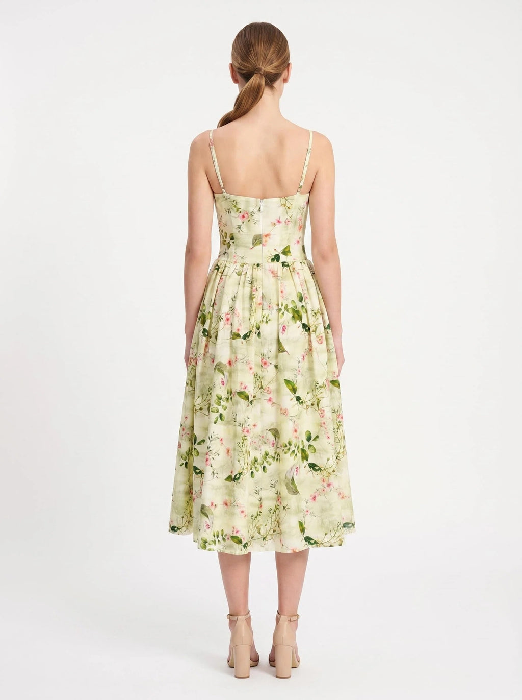 Vintage Floral Sundress for Women