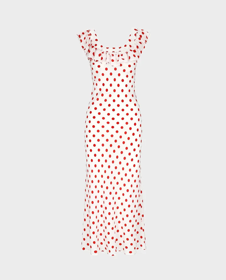 Setalia Polka Dot Dress
