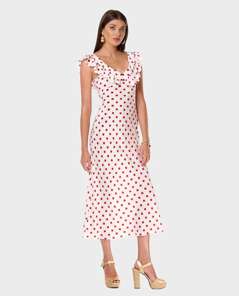 Setalia Polka Dot Dress