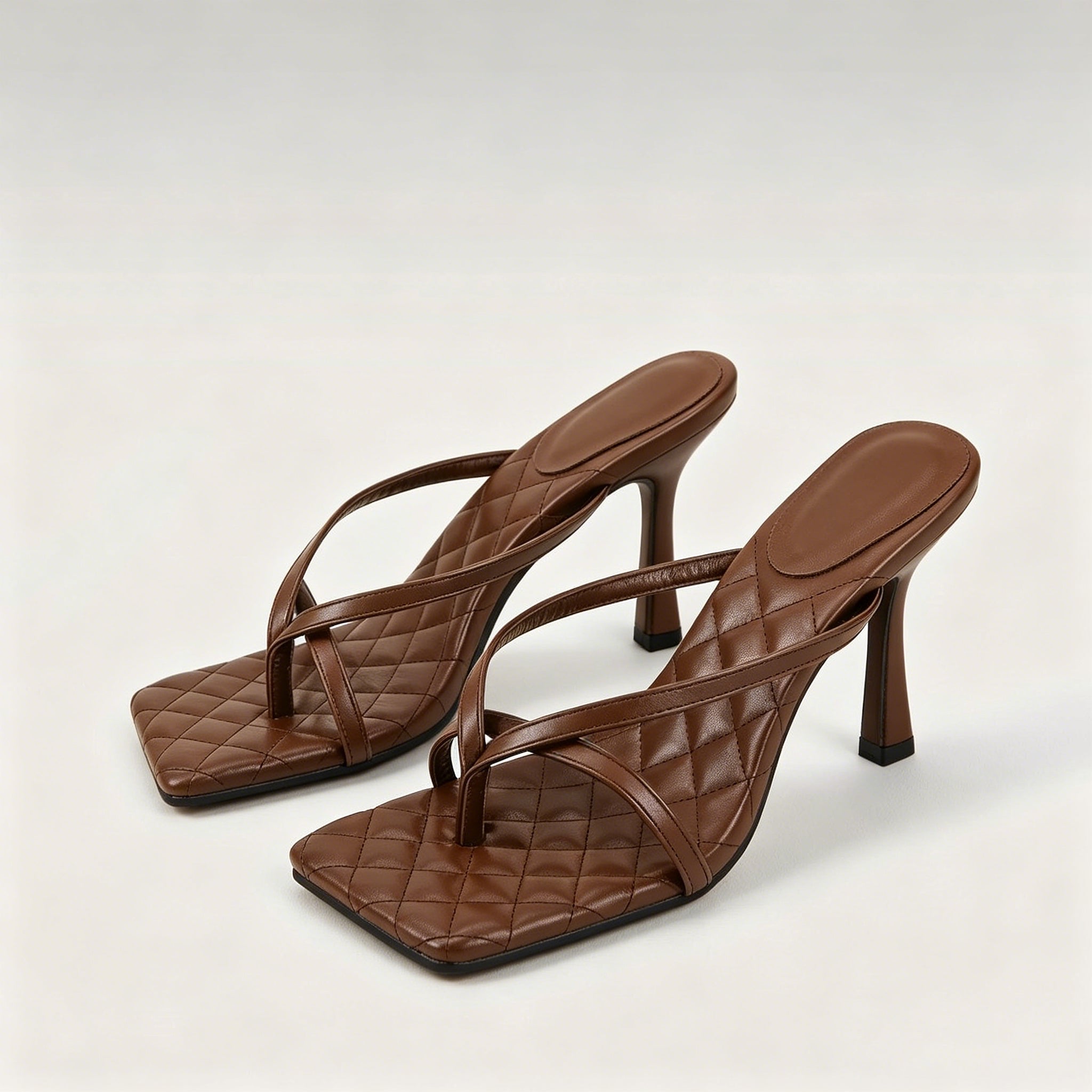 Women’s Cross Strap High Heels – Stylish Party & Office Shoes