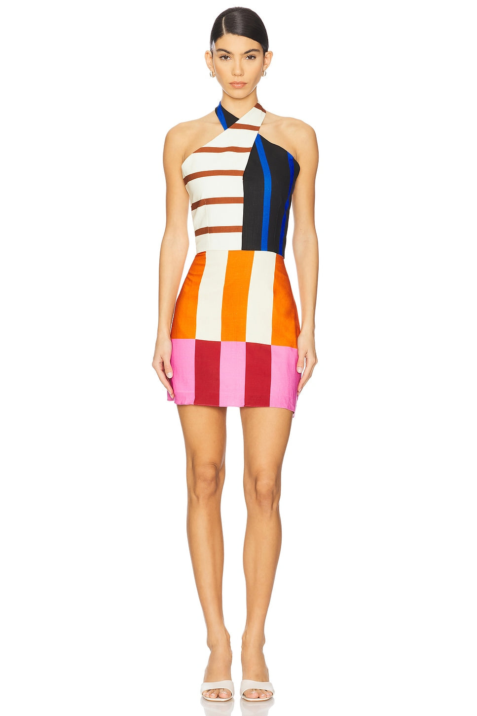 Holiday Halterneck Mini Dress