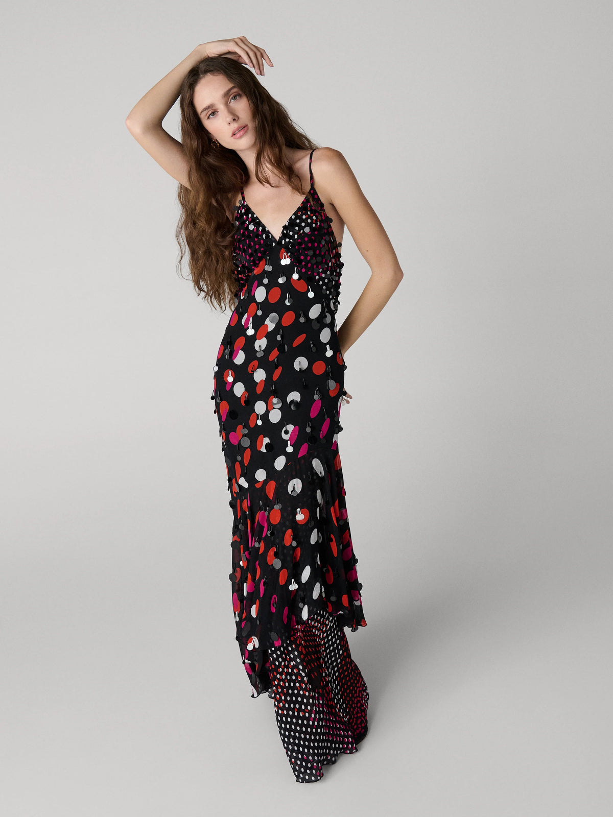 Starlit Polka Gown