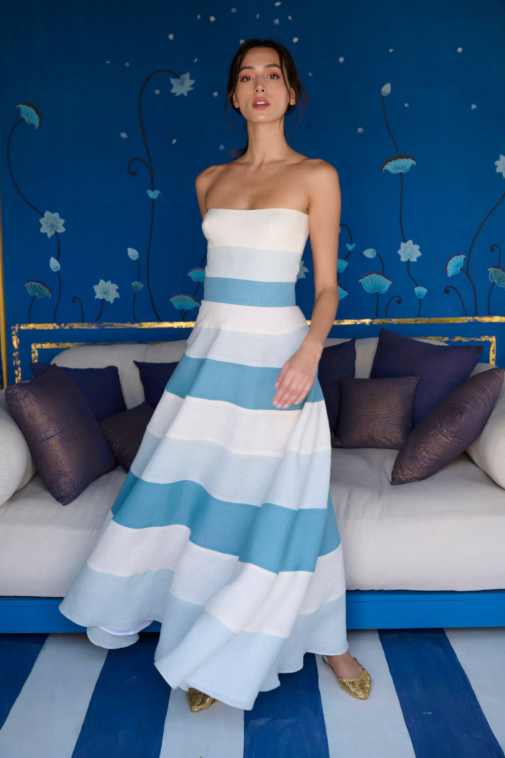 The Azure Horizon Dress