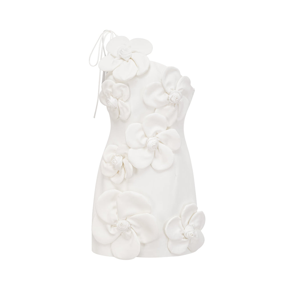 Liane White Floral Off-Shoulder Mini Dress