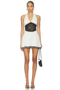 Audrey Satin Mini Dress