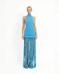 Midnight Tide Velvet Gown
