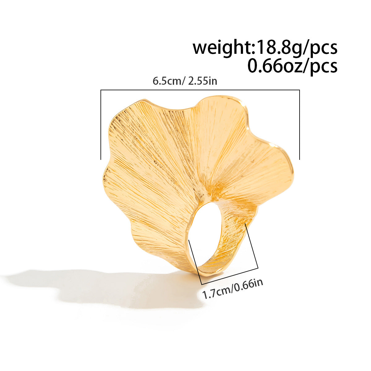 Auréa Pleat Luxe Ring