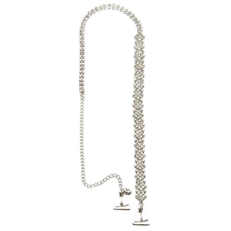 Rhinestone Shoulder Chain – Glam Dress Accessory