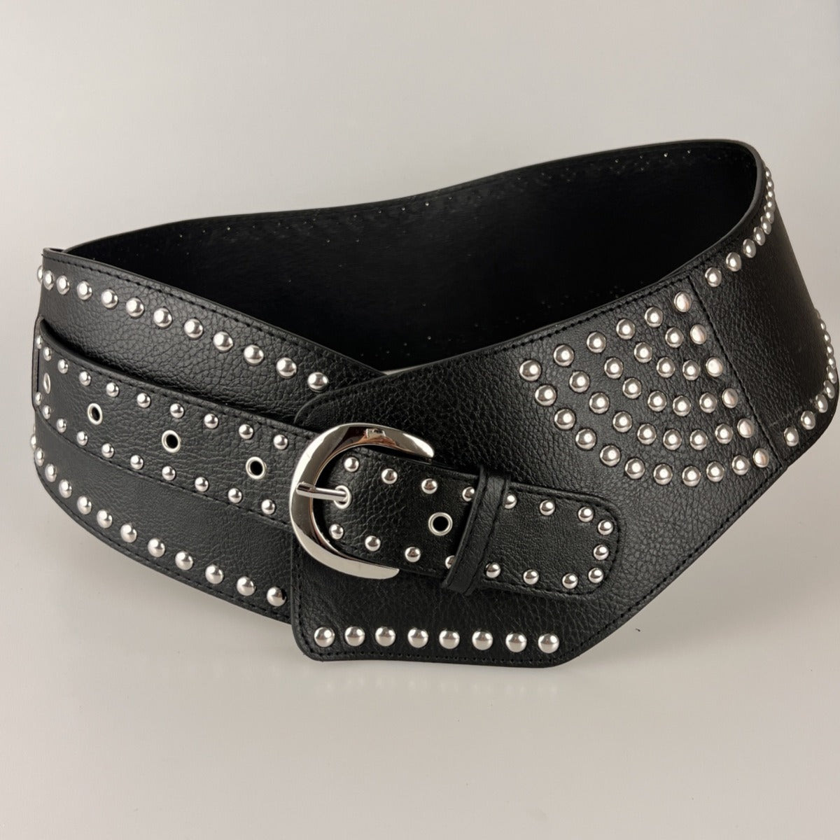 Asymmetric Vintage Rivet Belt