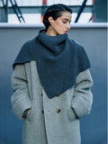 Asymmetric Knit Wrap