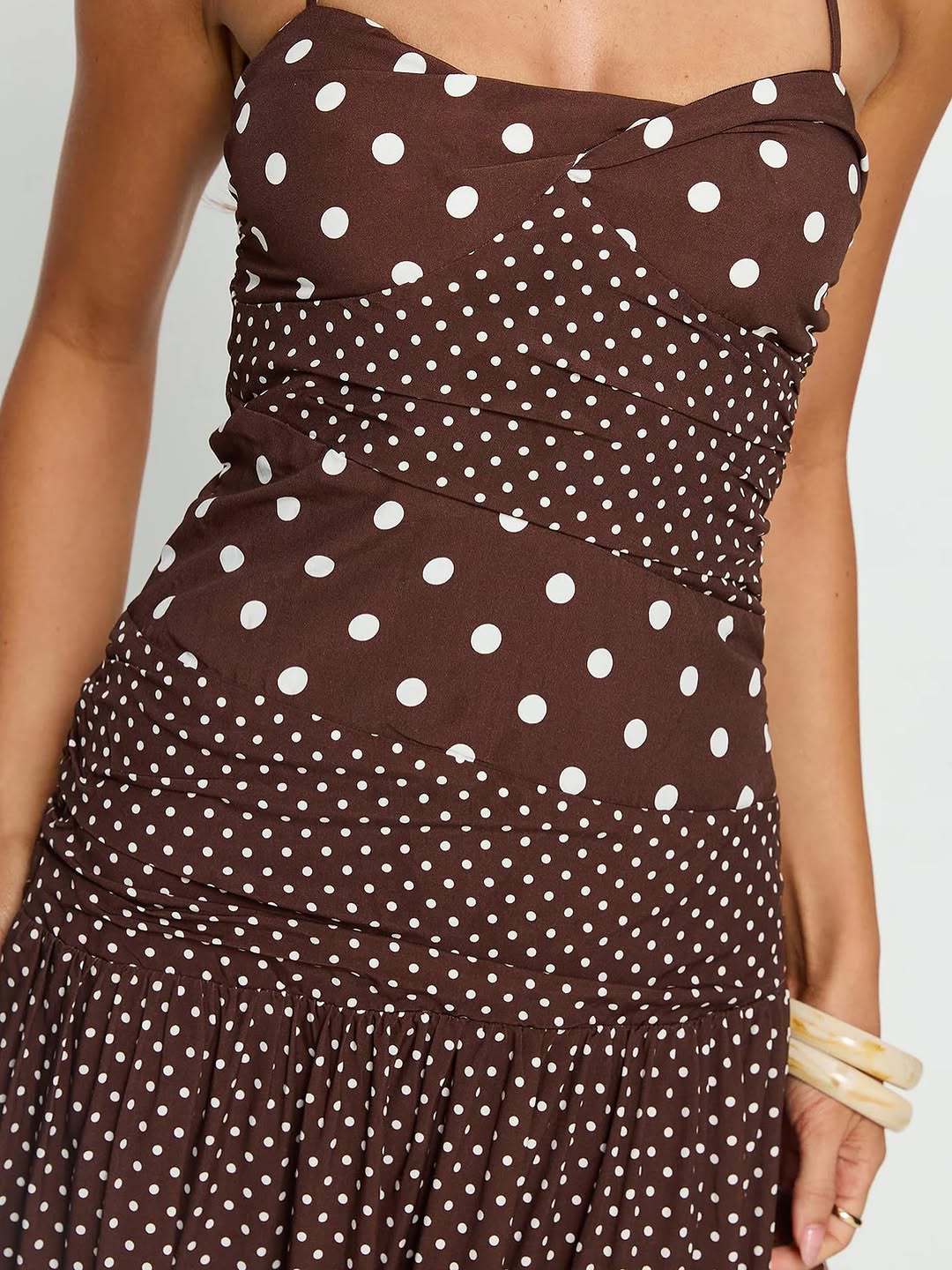 Ryanes Cami Maxi Dress - Cocoa