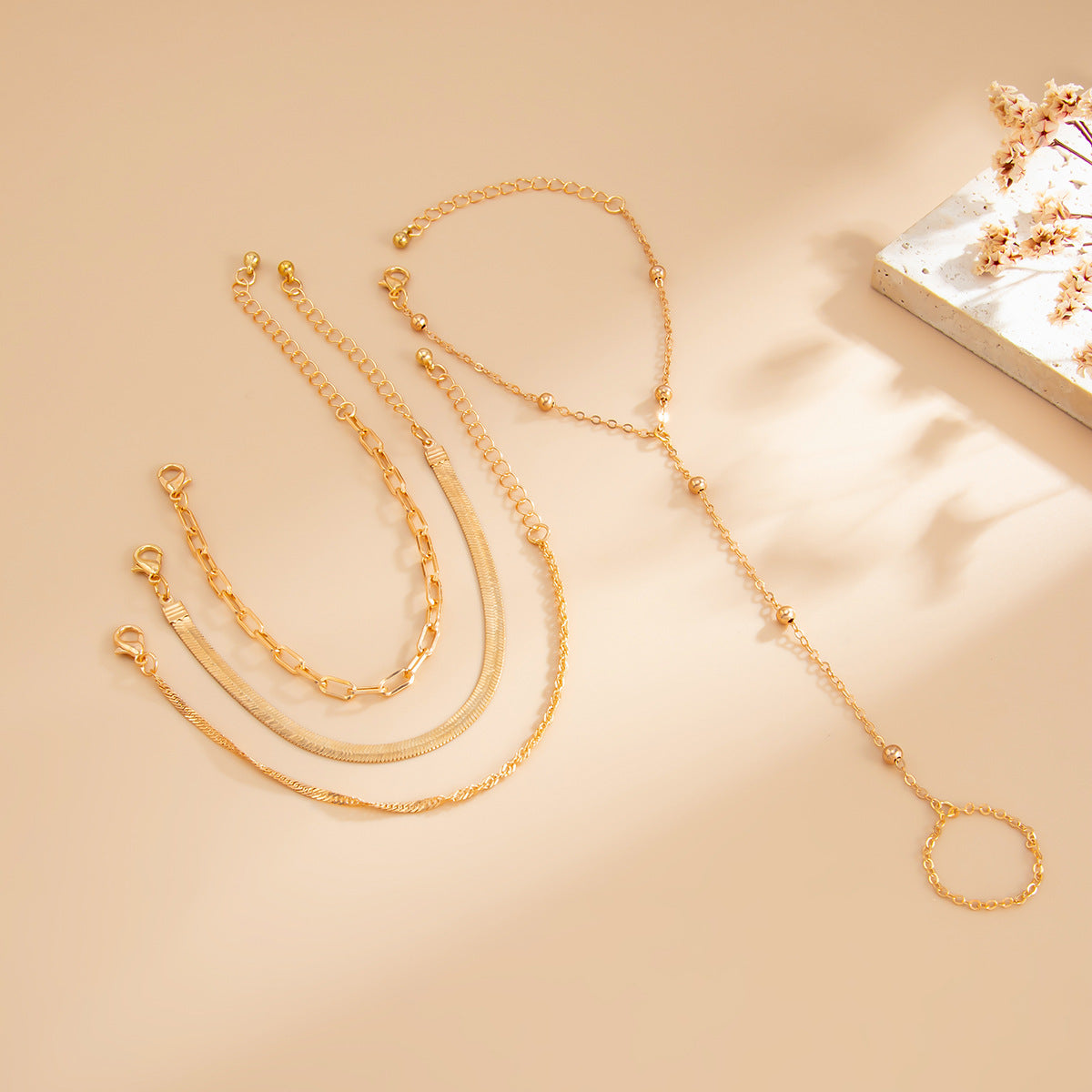 Celeste Diamond Hand Chain