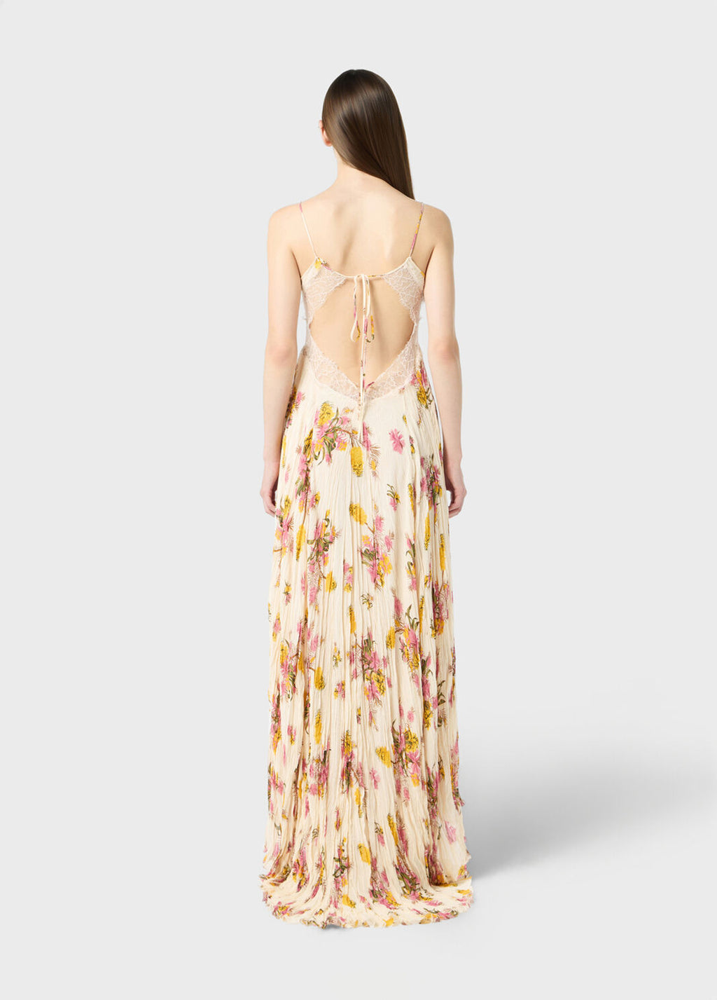 Romantic Floral Lace Cami Maxi Dress