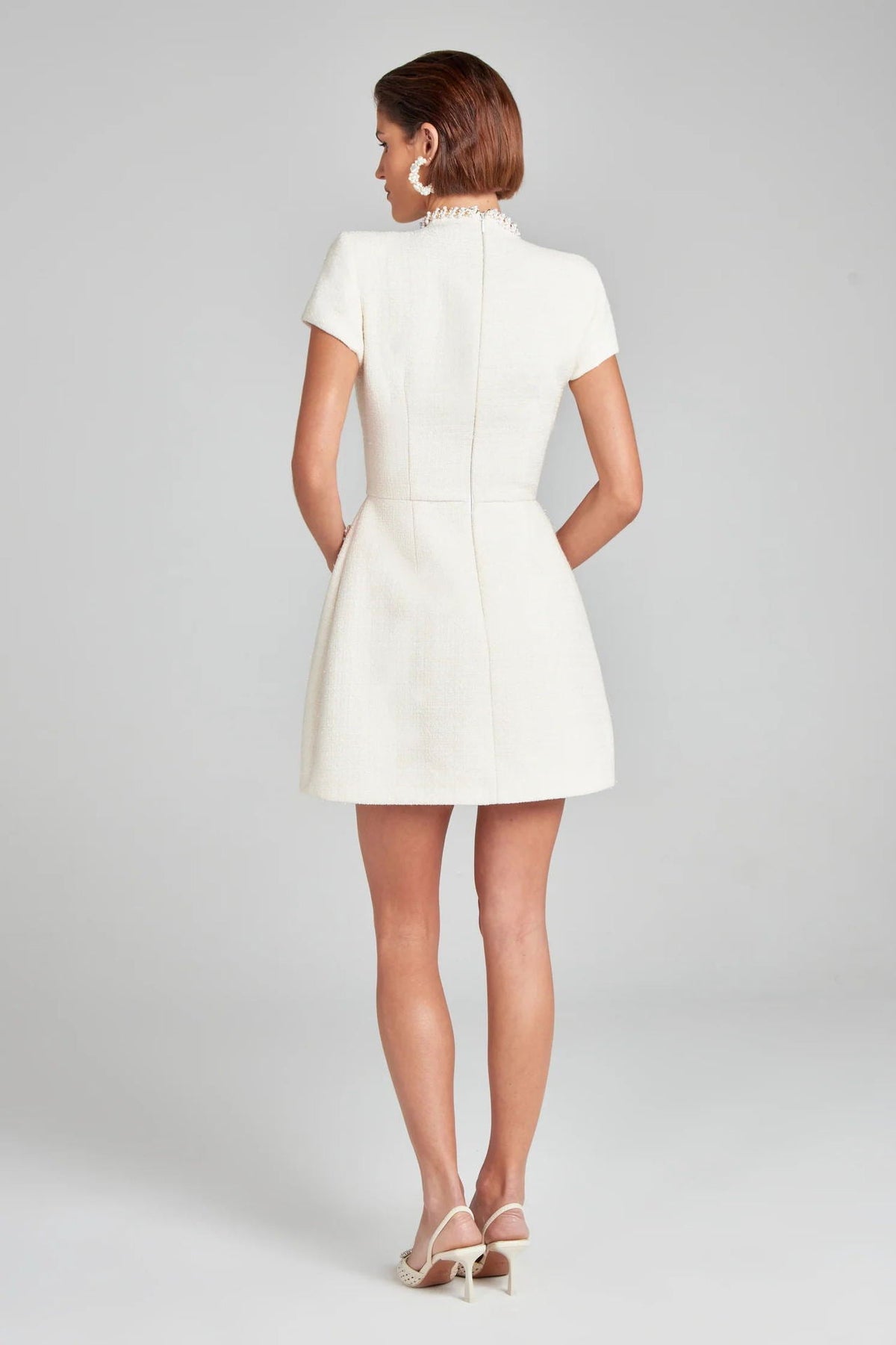 Ivory Couture Pocket Dress