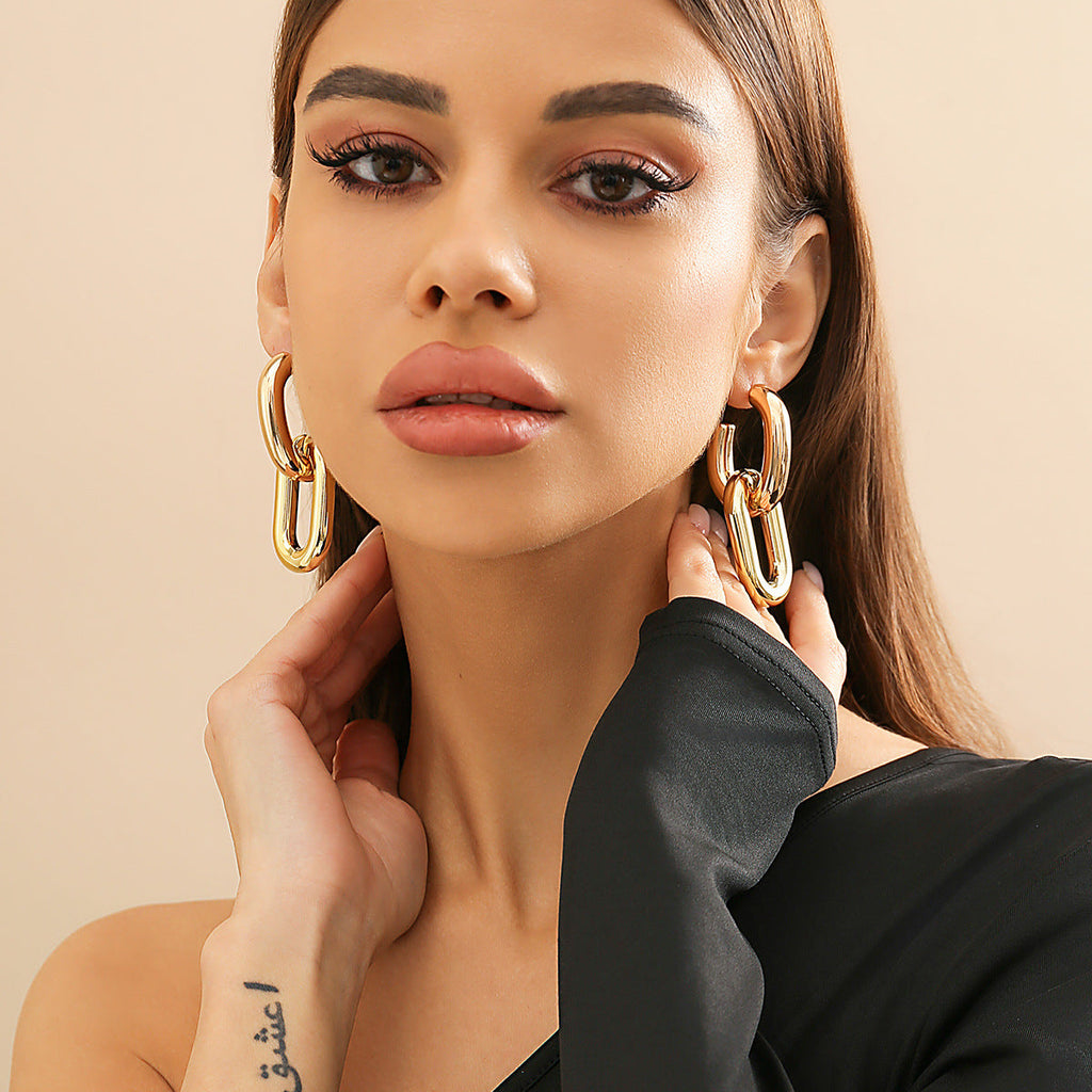 Aurelion Chain Drop Earrings