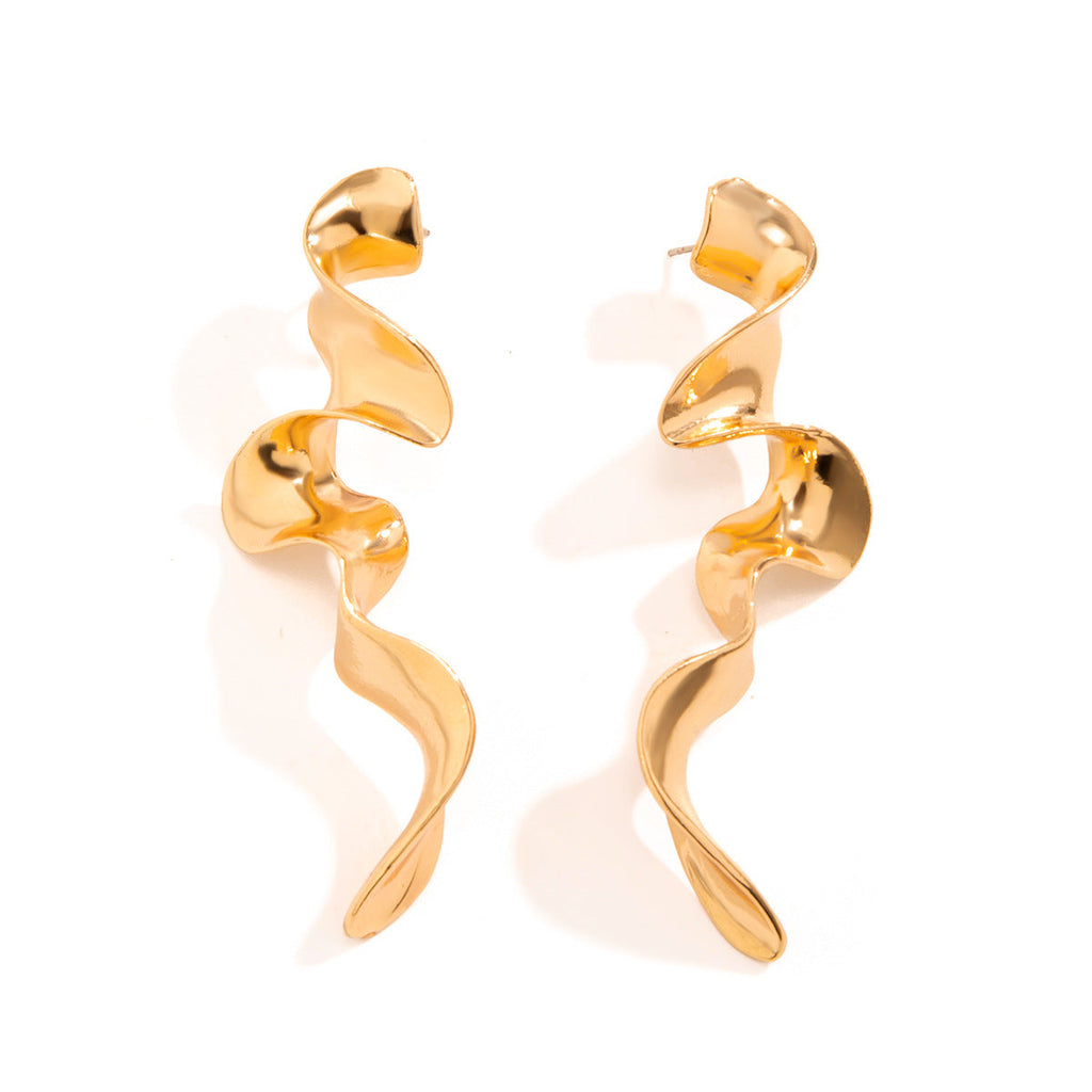 Auréa Liquid Form Studs Earrings