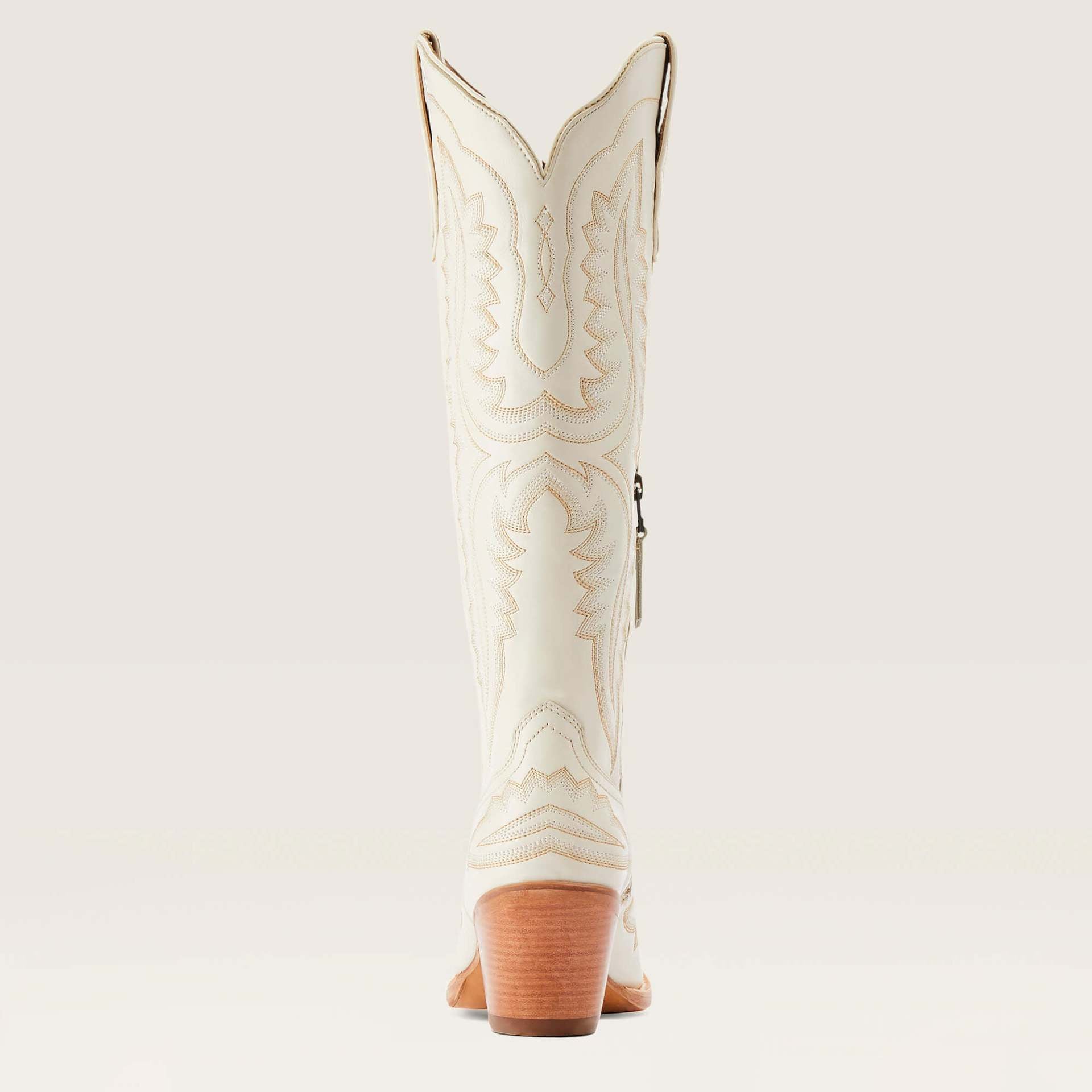 Pointed Toe Block Heel High-Top Western Cowboy Boots