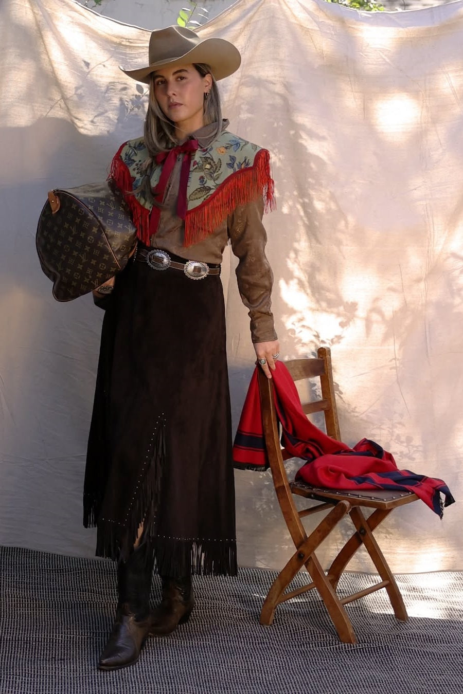 Western Fringe Cowboy Collar