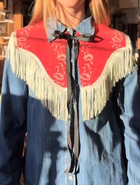 Western Fringe Cowboy Collar