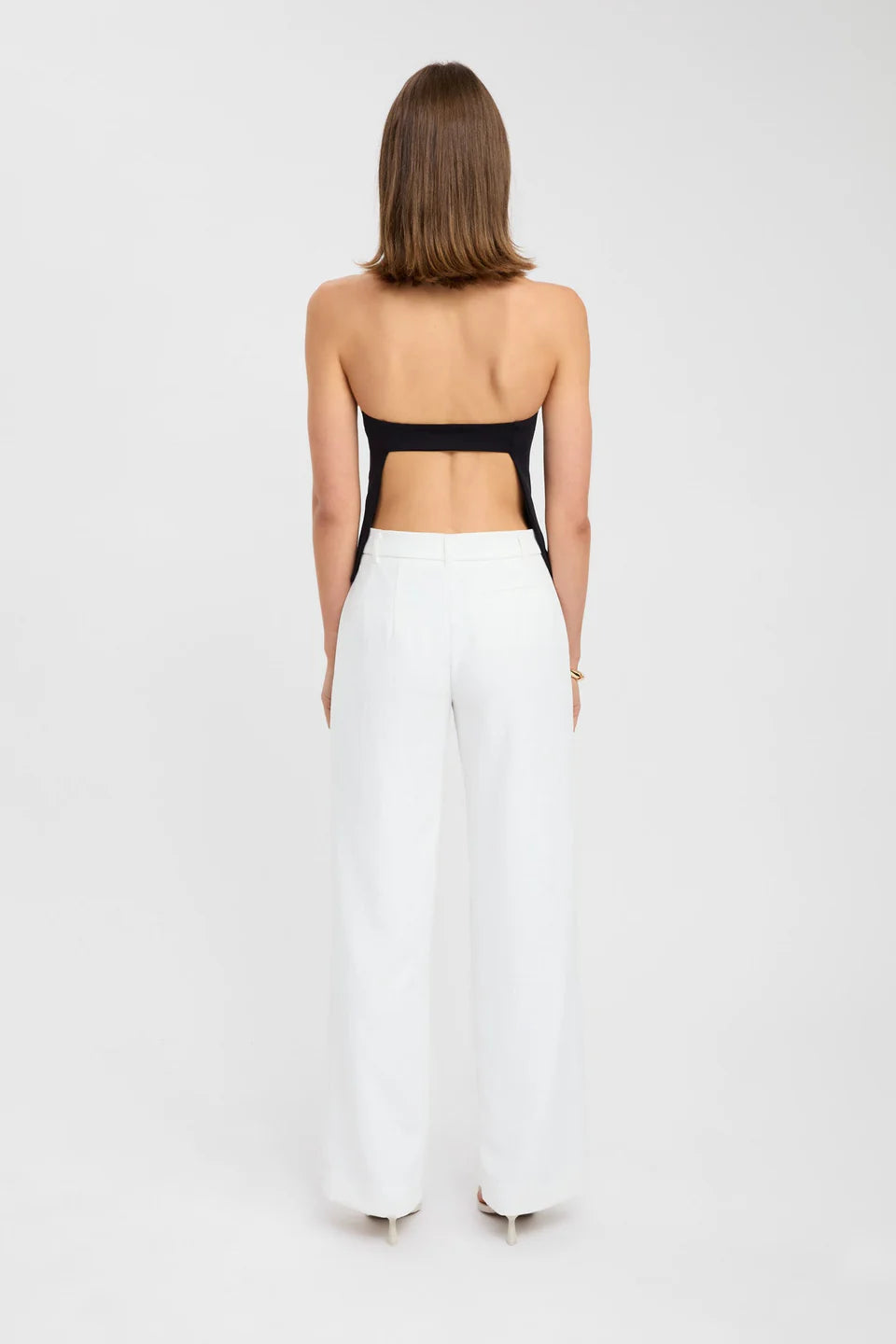 Noir Bareback Halter Top