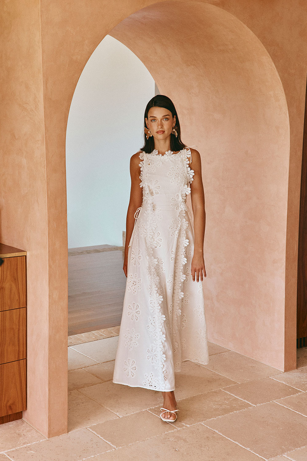 Floral Lace Maxi Dress