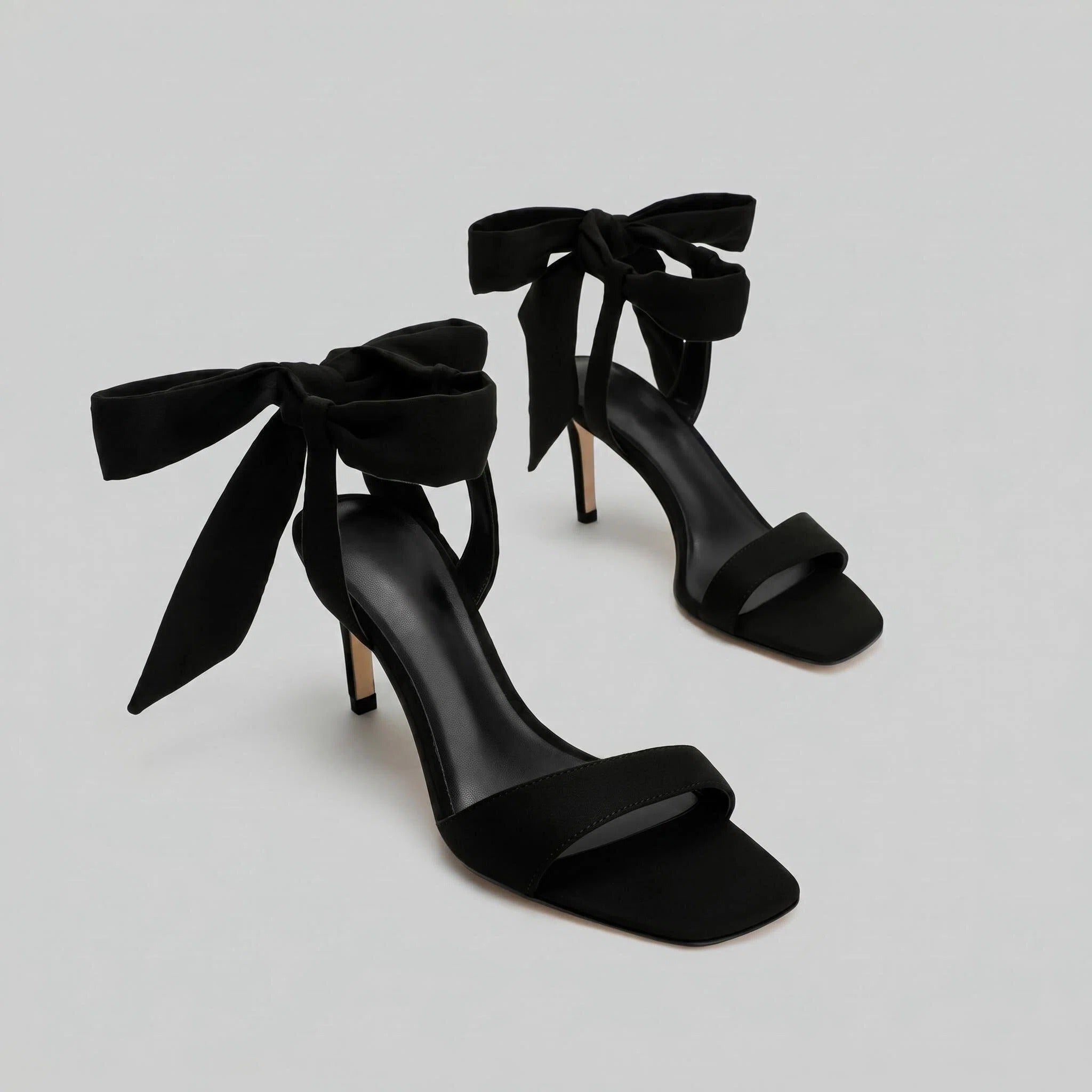 Chic Women’s Heels – Ankle Tie Strappy Evening Shoes