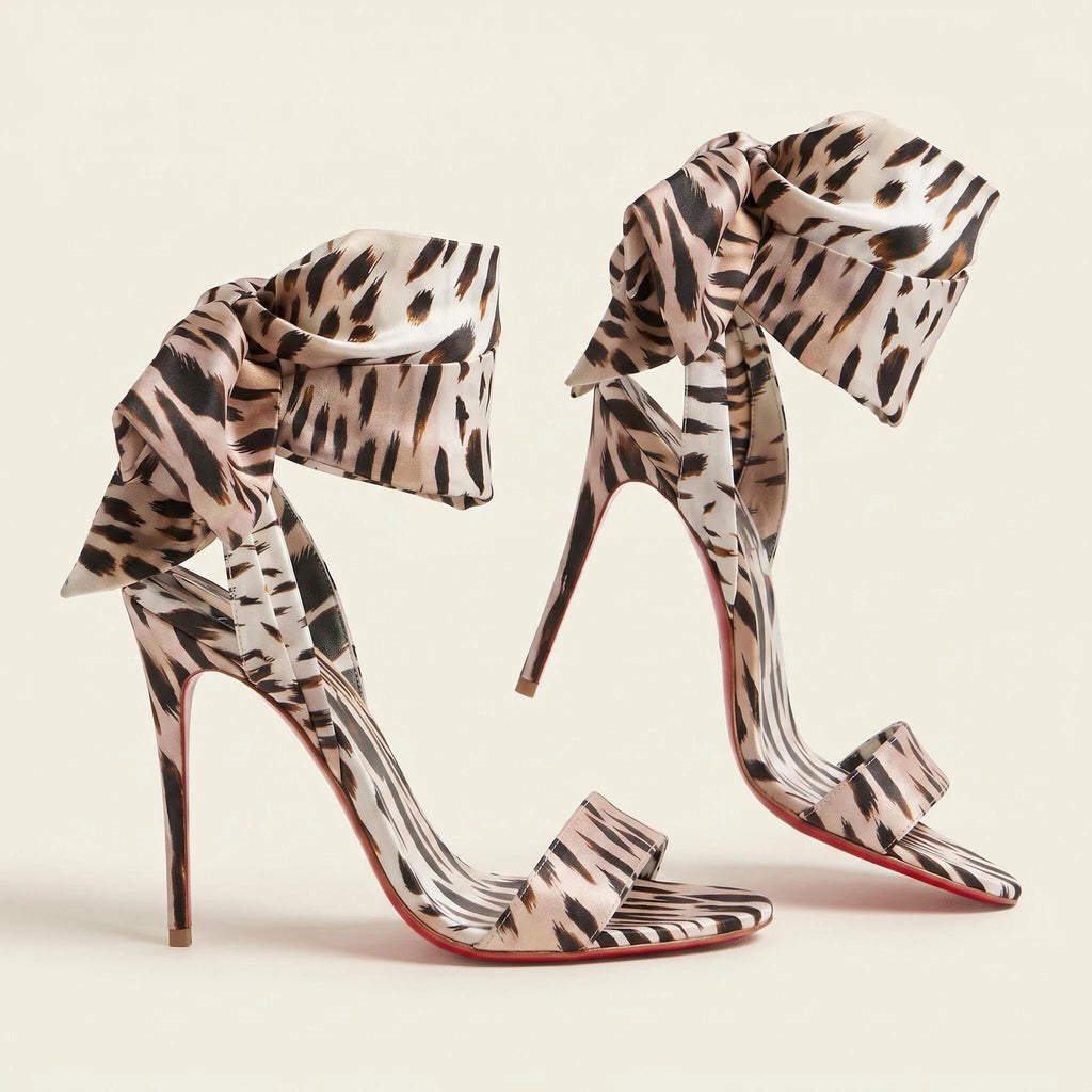 Elegant Leopard Print Heels for Women