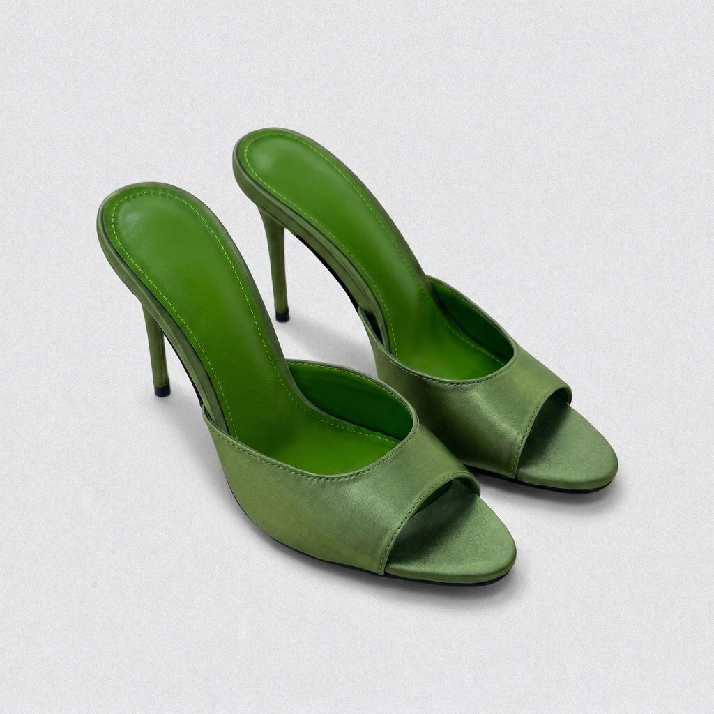Selene Minimalist Stiletto Mule Heels