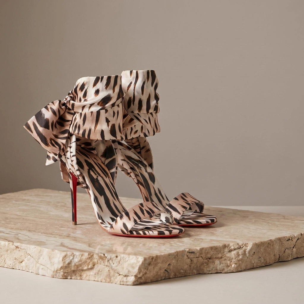 Elegant Leopard Print Heels for Women