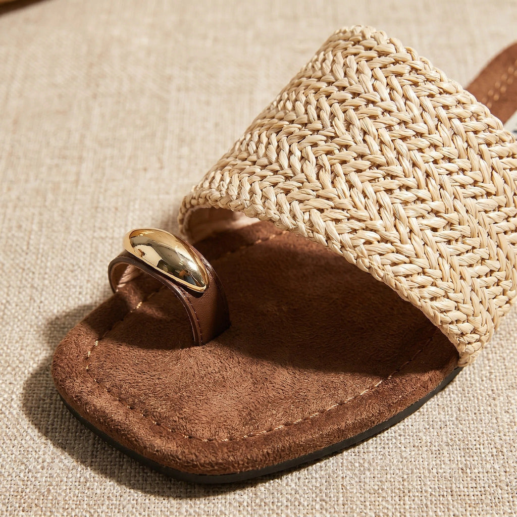 Women’s Casual Slip-On Sandals – Summer Comfort Flats