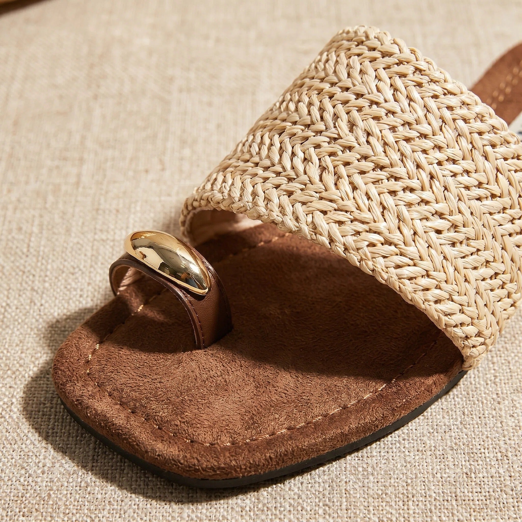Women’s Casual Slip-On Sandals – Summer Comfort Flats