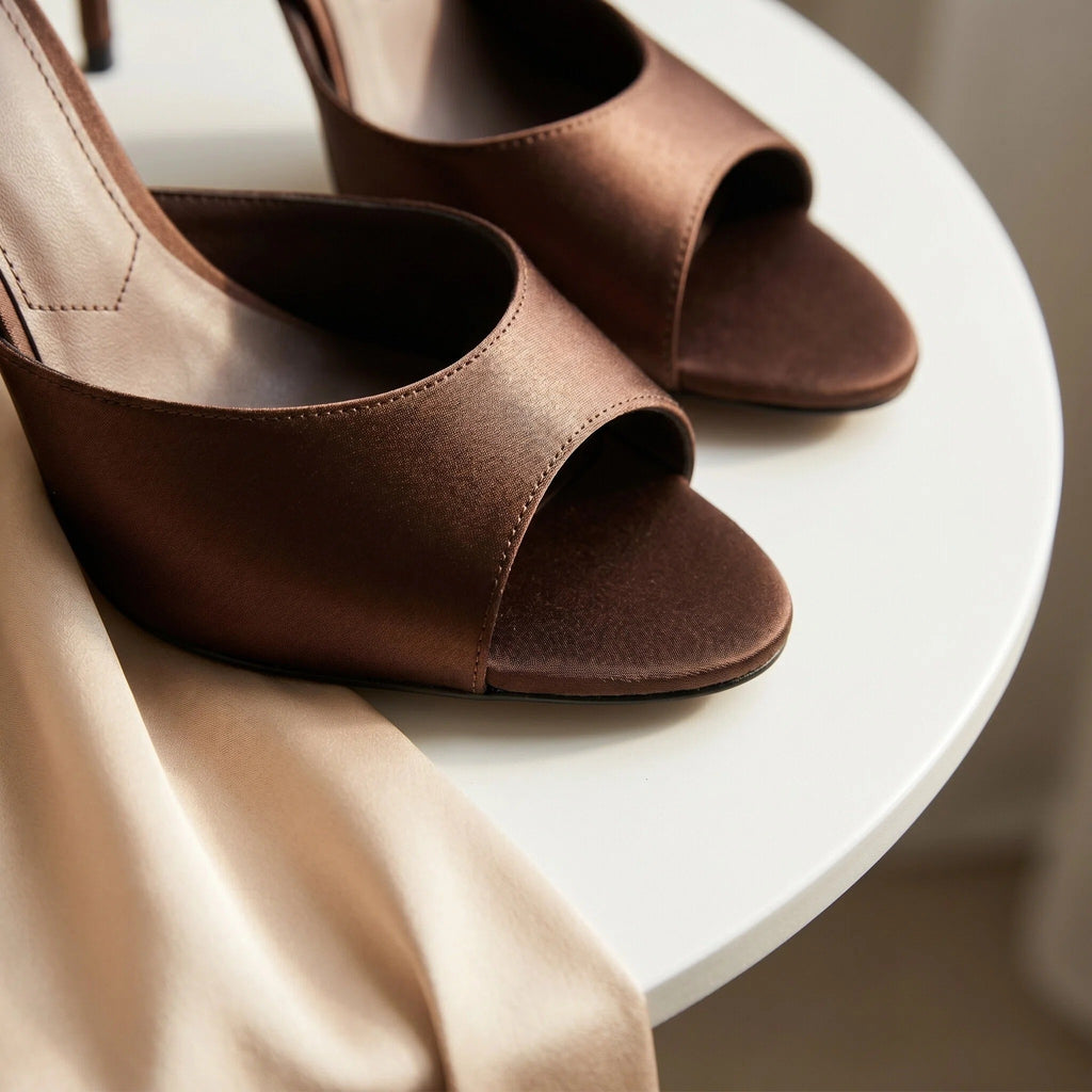 Selene Minimalist Stiletto Mule Heels