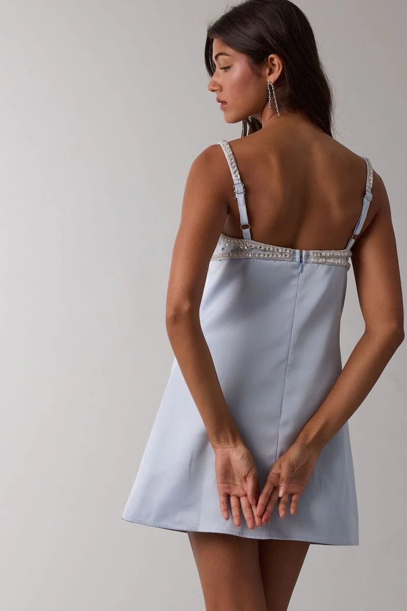 Crystal Glow Serenade Mini Dress