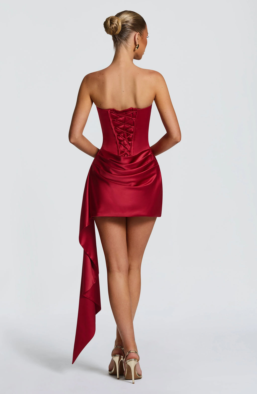 Crimson Allure Mini Dress