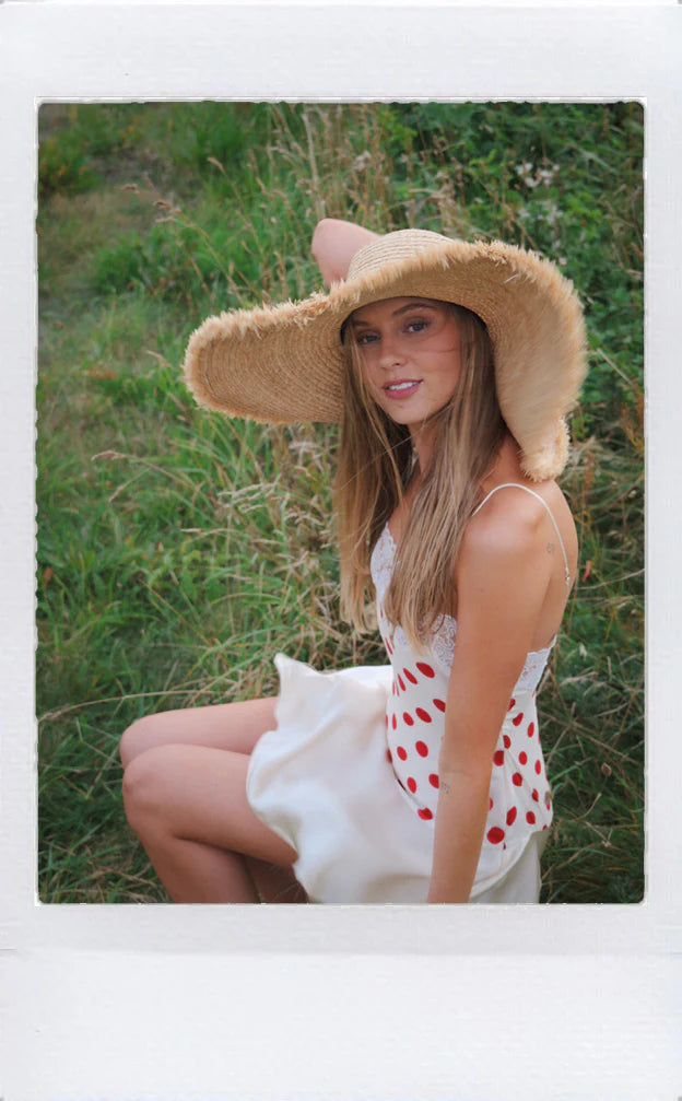 Lace-Trimmed Cherry Delight Dress
