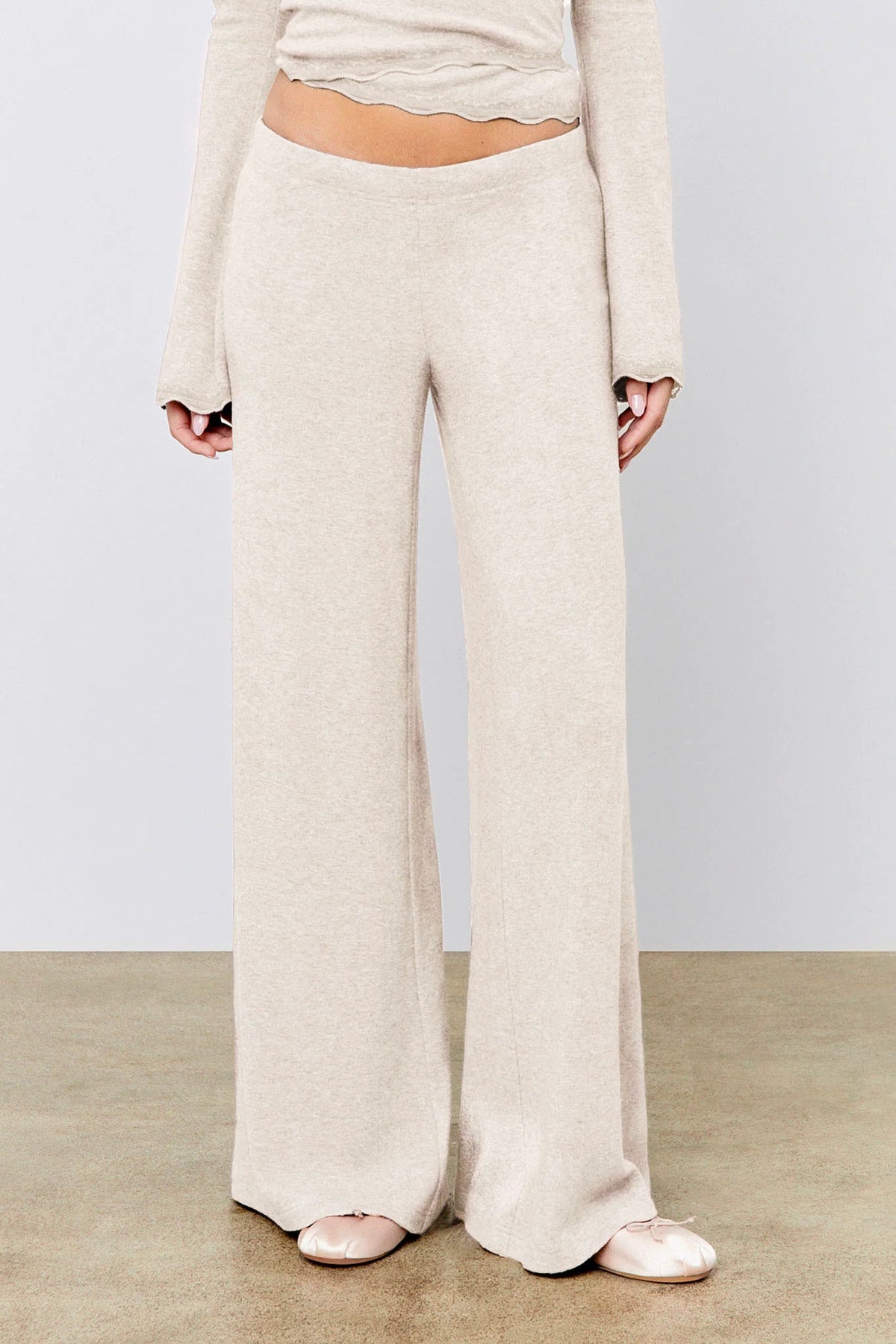 Vanilla Iced Flow Wide-Leg Pants