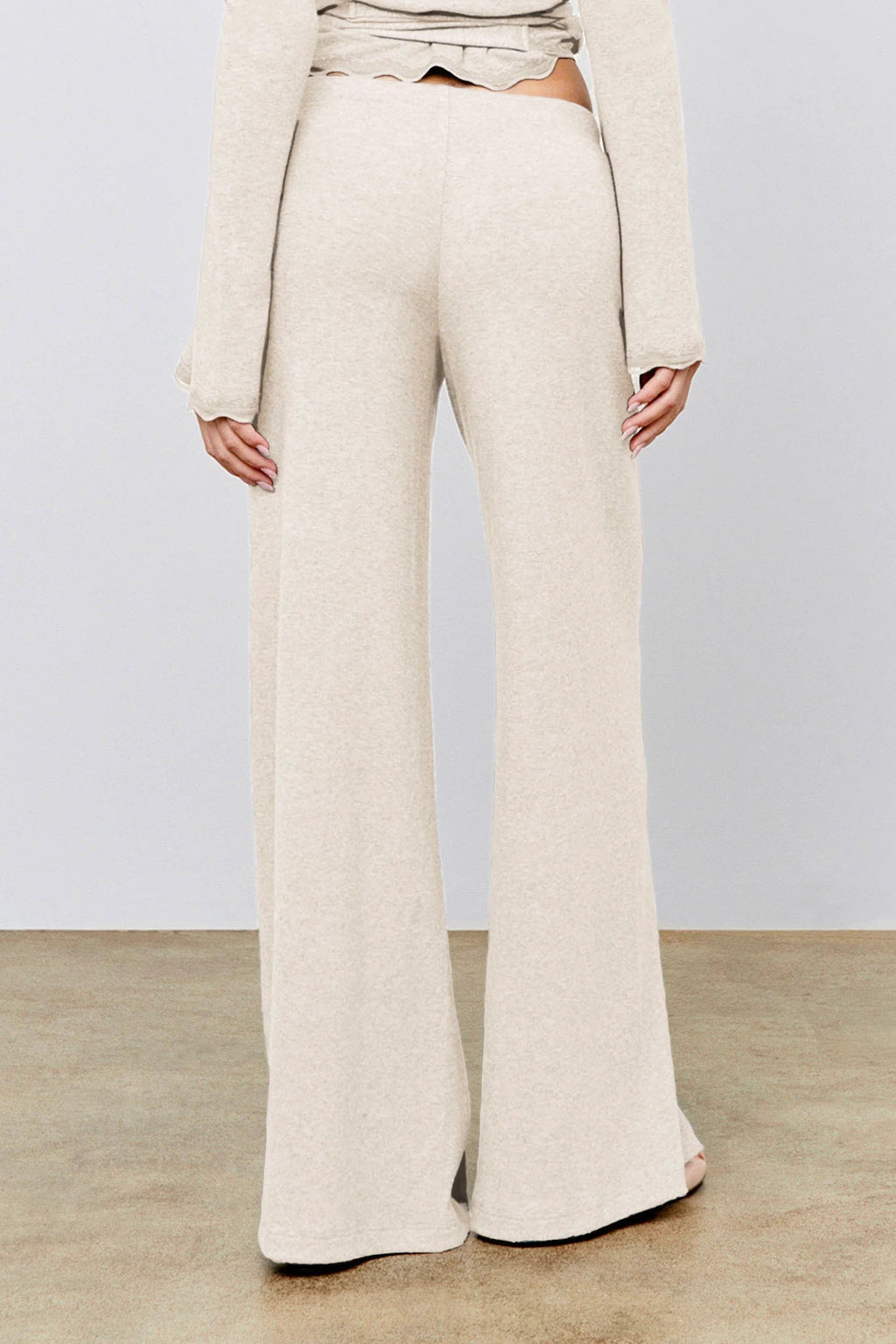Vanilla Iced Flow Wide-Leg Pants